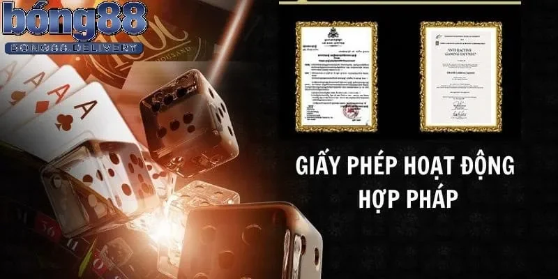 Giấy Phép Hoạt Động: Yếu Tố Then Chốt Khẳng Định Uy Tín của Bong88 Bong88: Lựa Chọn Hàng Đầu Trong Thế Giới Cá Cược